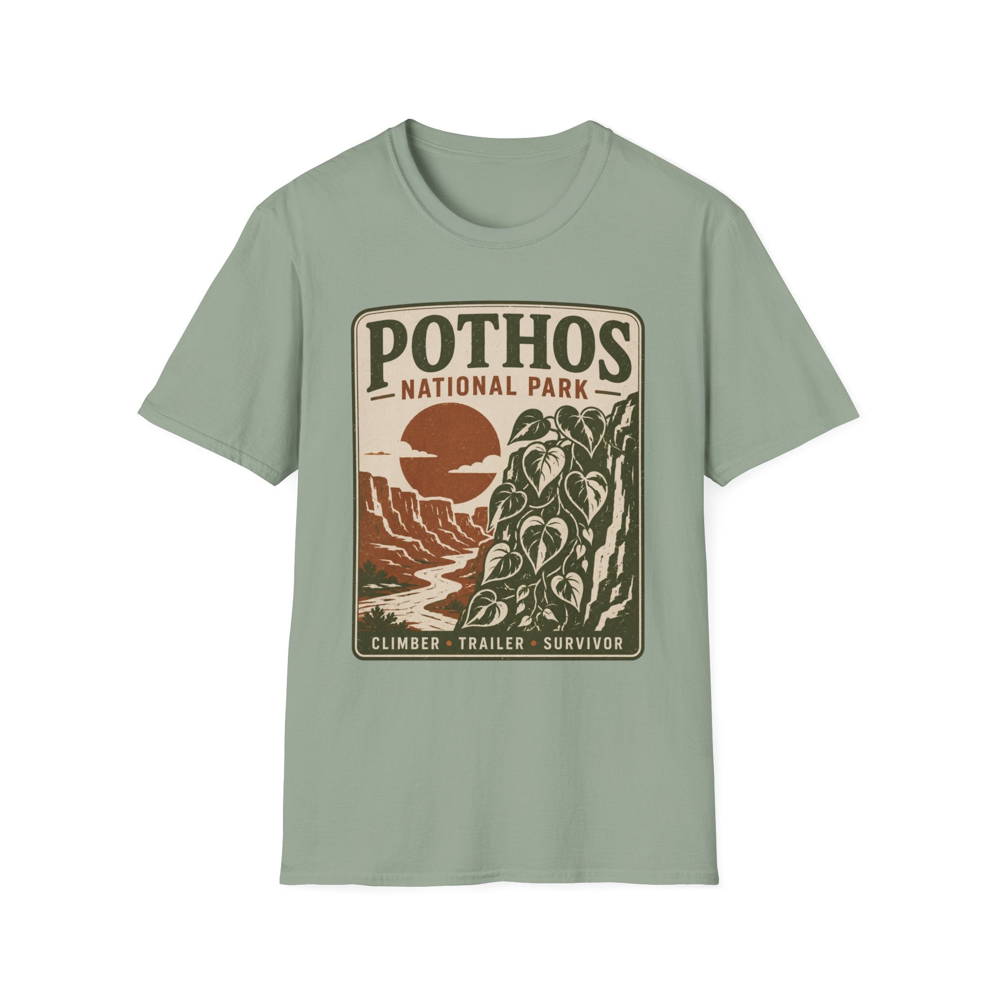 Pothos National Park T-Shirt — Vintage Plant Lover Tee