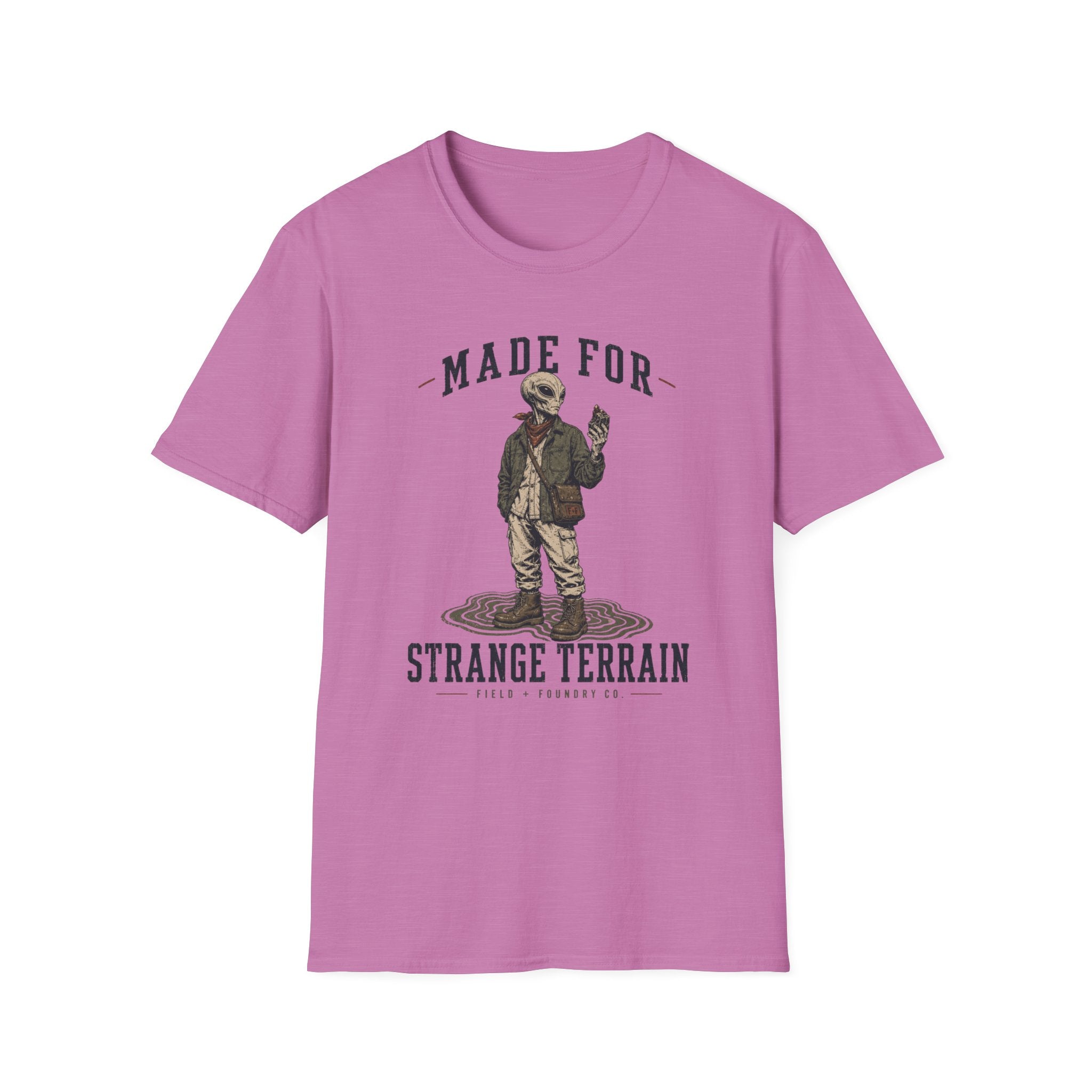 Made For Strange Terrain T-Shirt — Vintage Explorer Graphic Tee