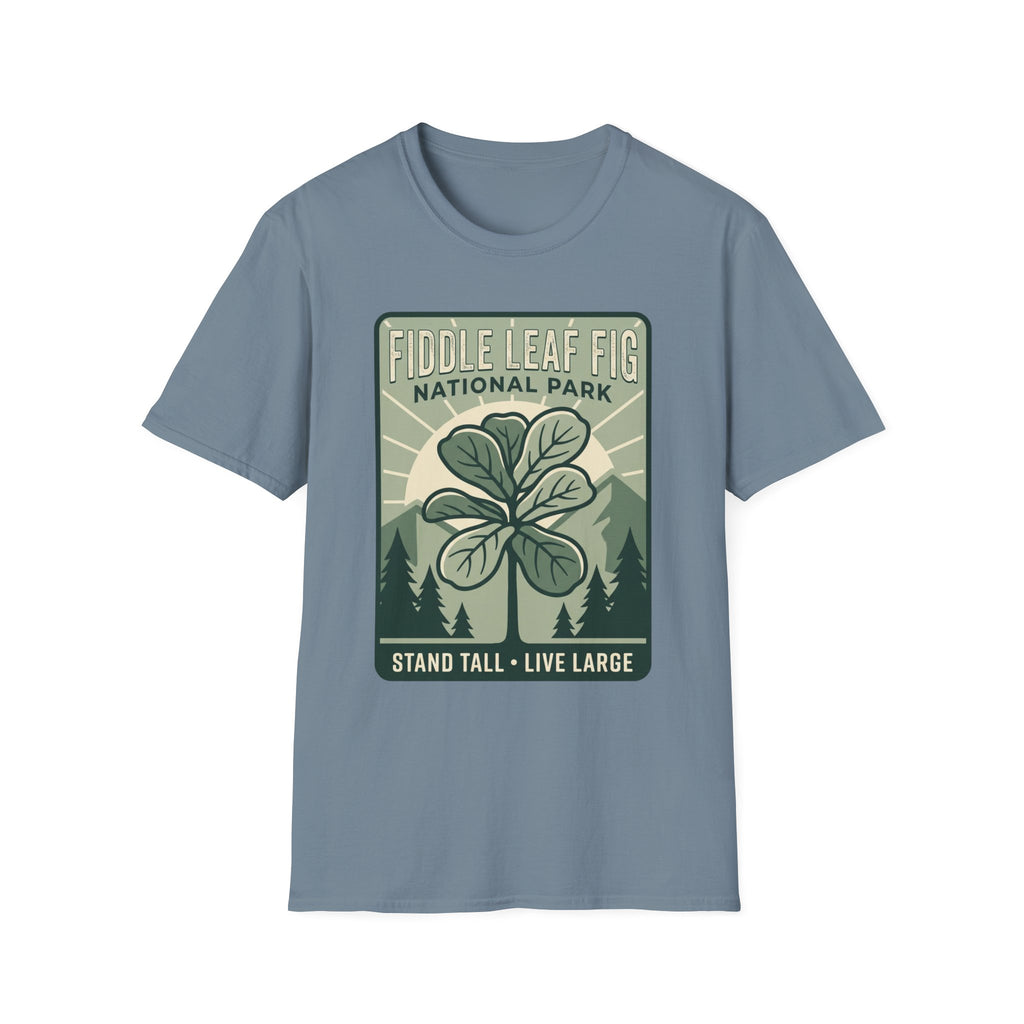 Fiddle Leaf Fig National Park T‑Shirt — Plant Lover Vintage Poster Tee