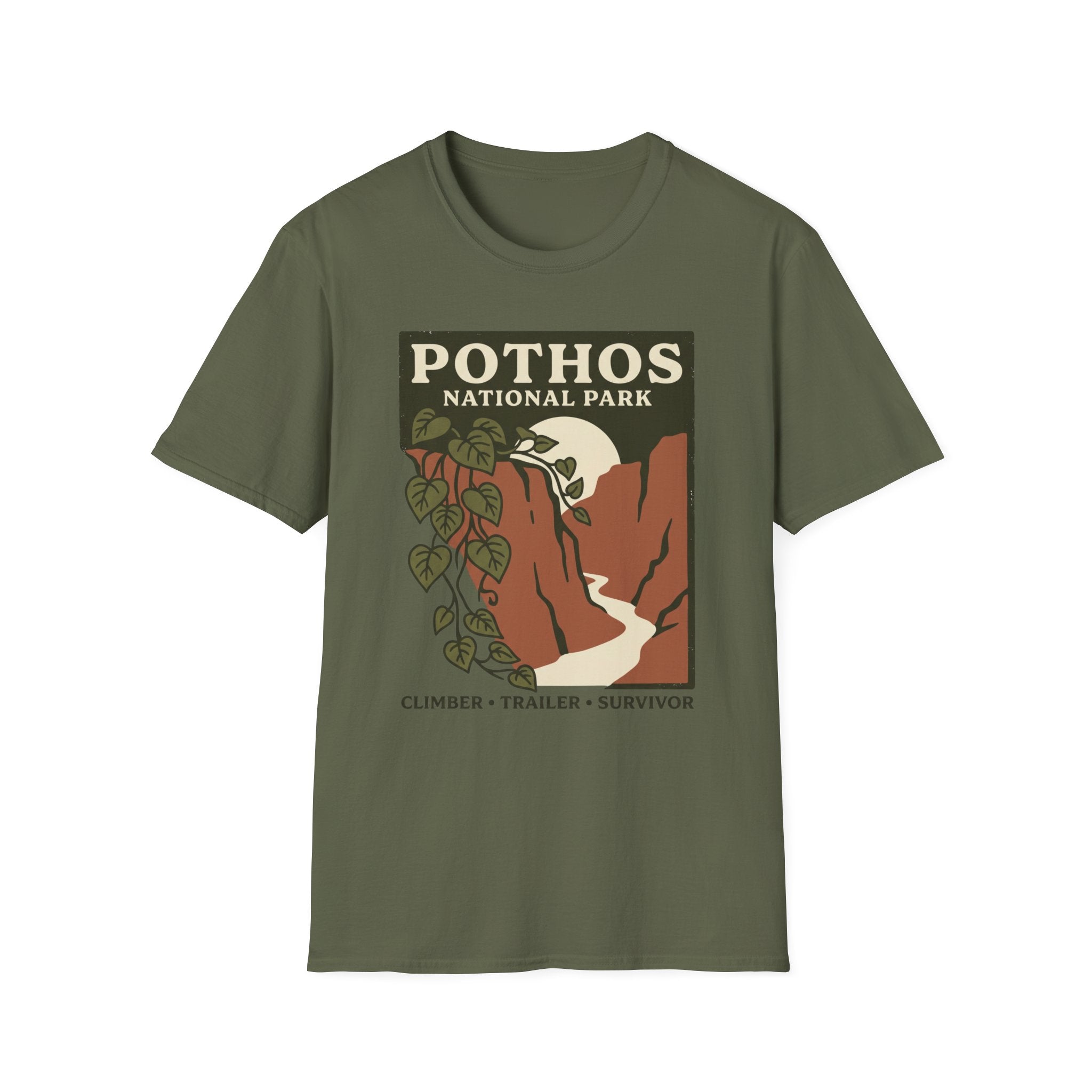 Pothos National Park T-Shirt 2 — Vintage Plant Lover Tee