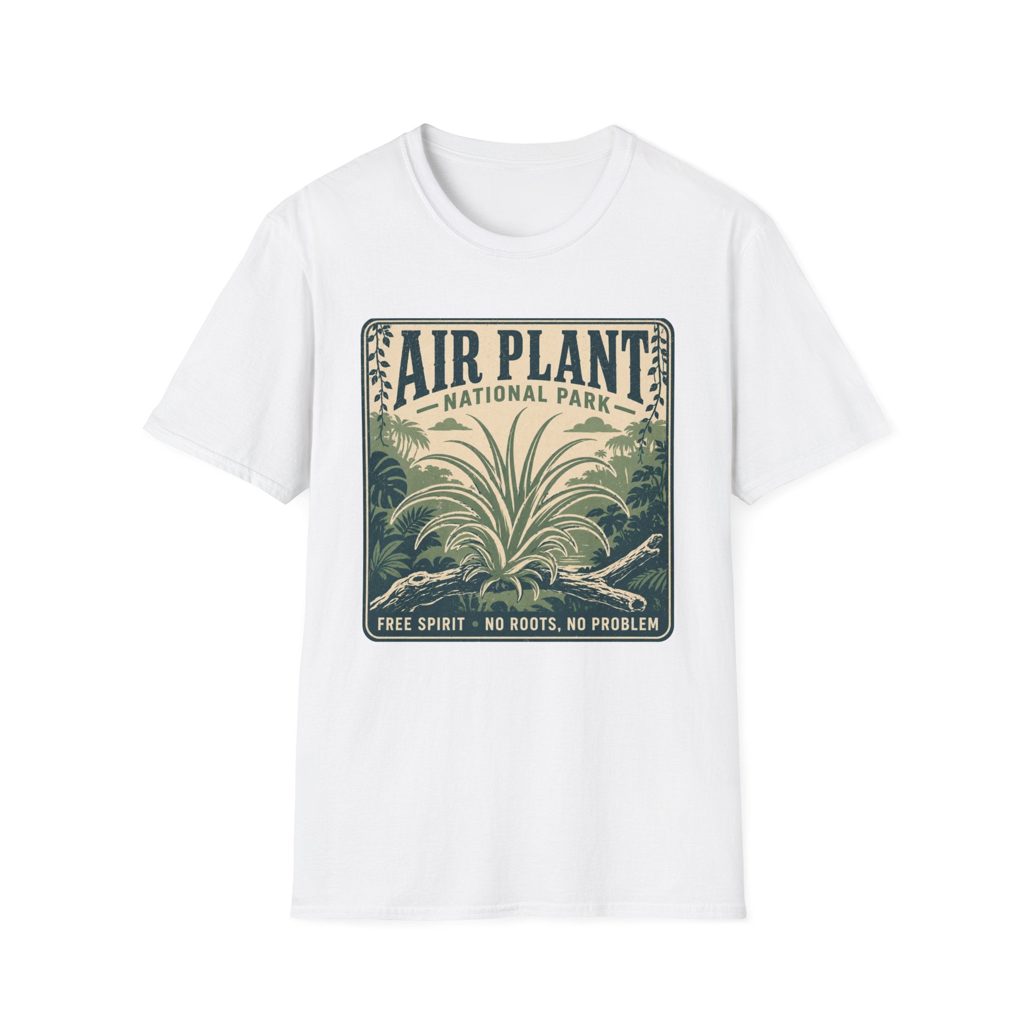 Air Plant T‑Shirt 'Air Plant National Park' Vintage Botanical Tee