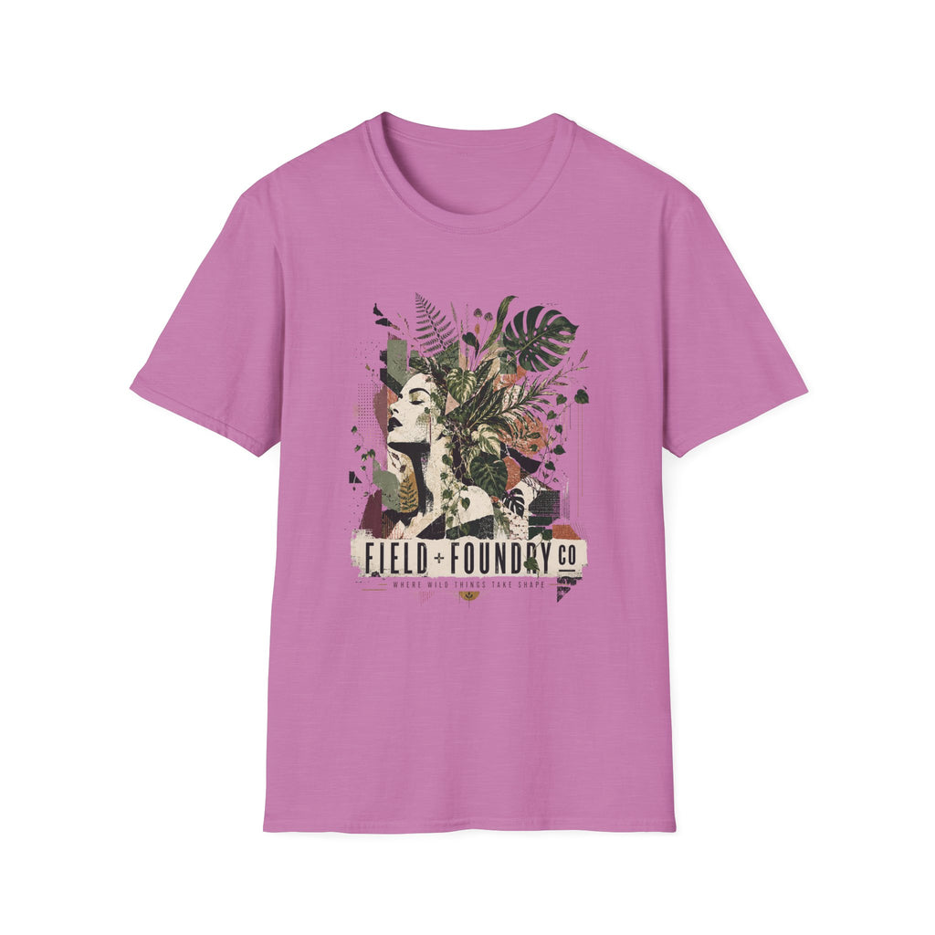 Botanical Femme T-Shirt — 'Field + Foundary Co.' Floral Portrait Tee