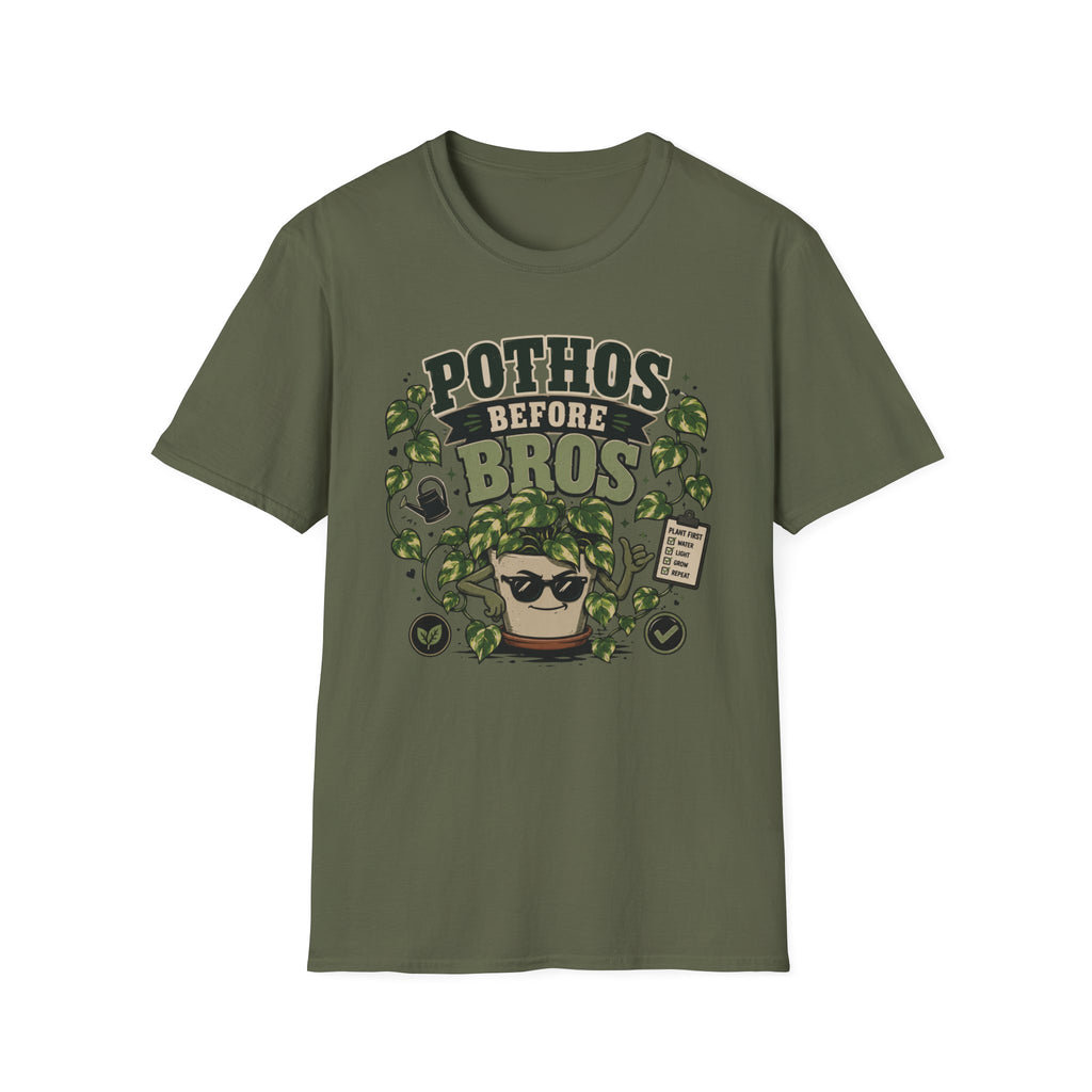 Tough Pothos Before Bros T-Shirt