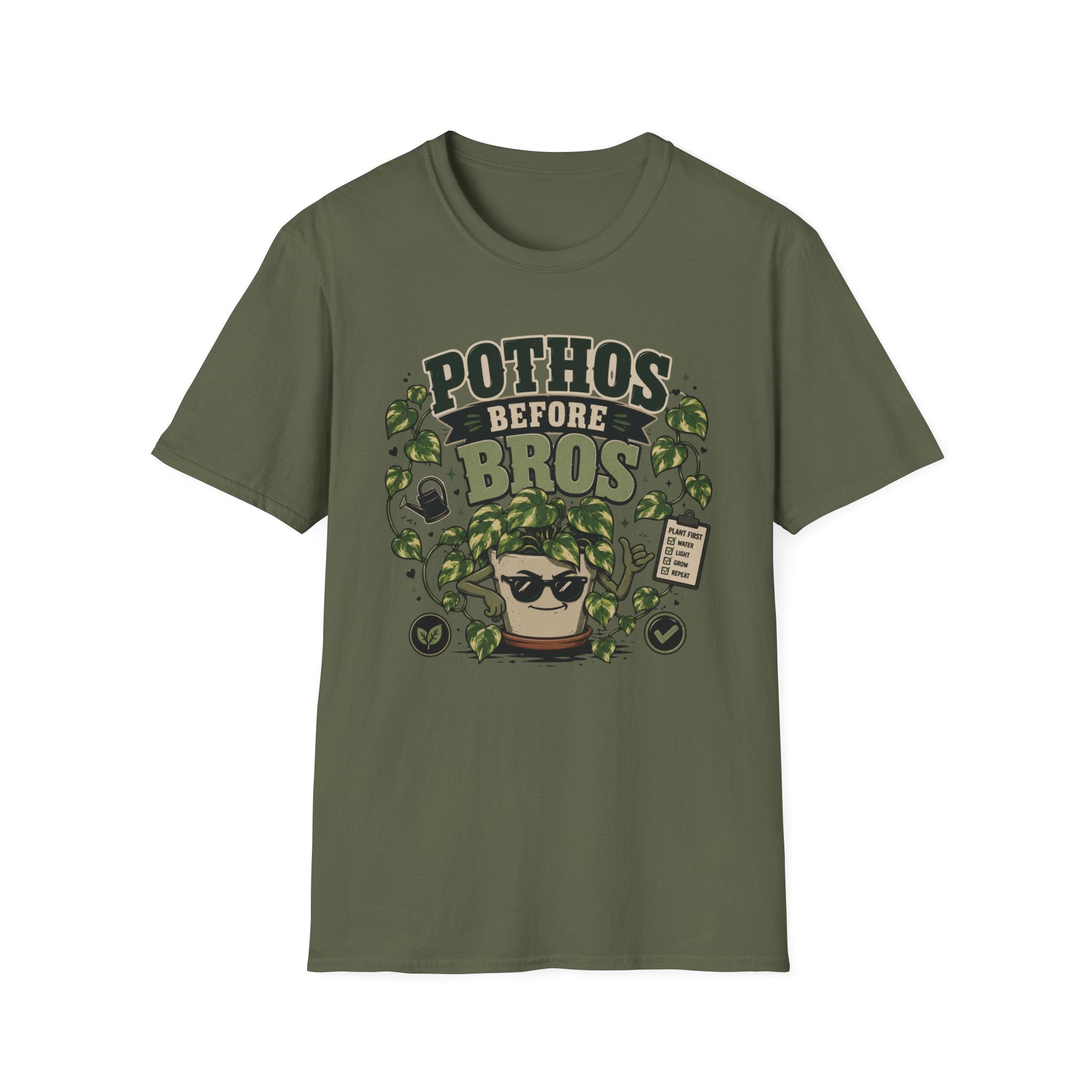 Tough Pothos Before Bros T-Shirt