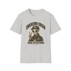 Alien Peace Sign T-Shirt — "Unknown Origin, Good Intentions" Graphic Tee