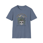 Cosmic Plant Parent T-Shirt Whimsical Alien & Botanical Graphic