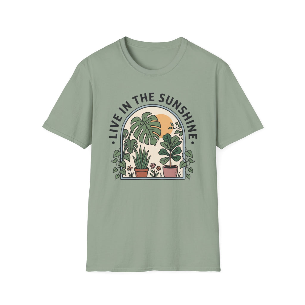 Live in the Sunshine Plant Lover T-Shirt