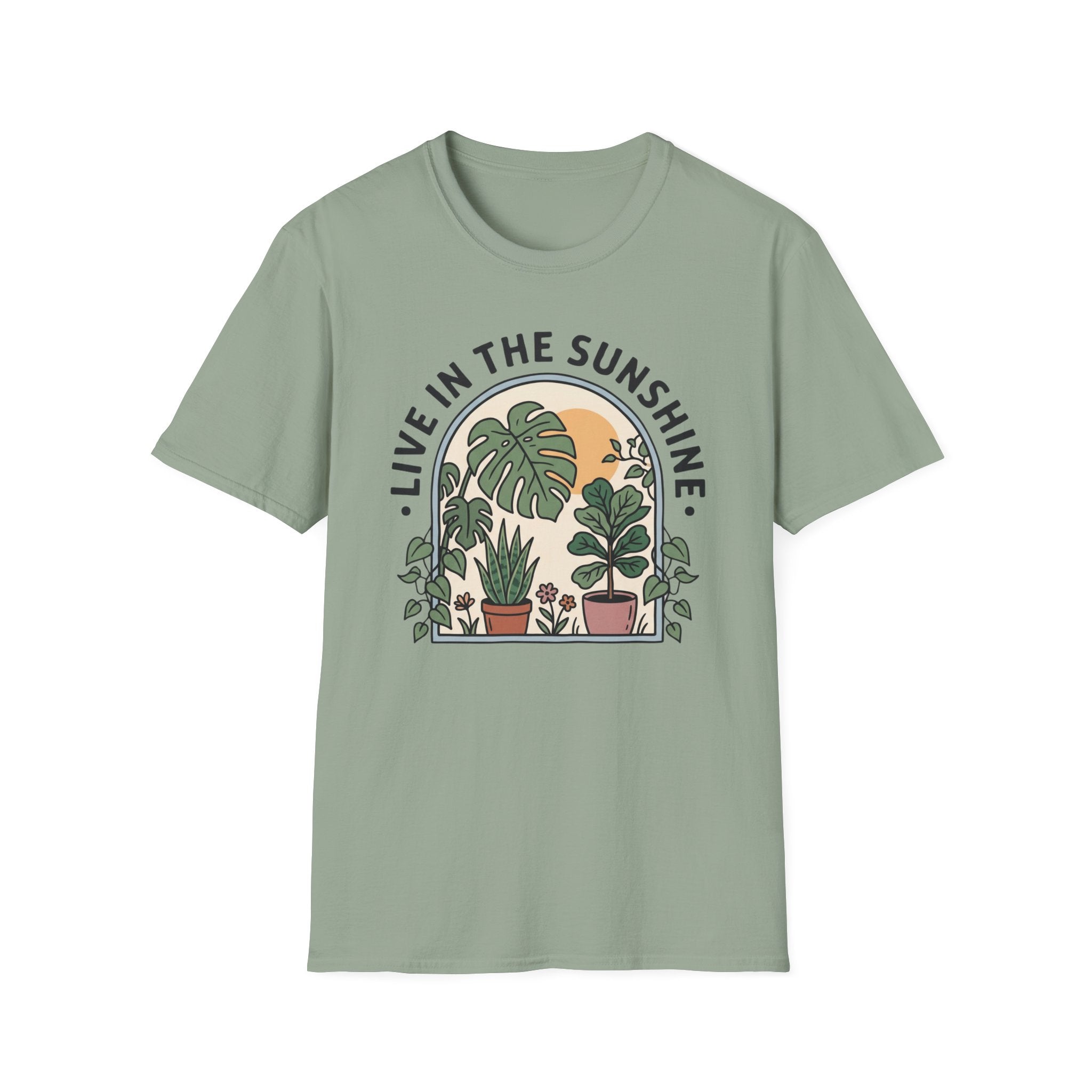 Live in the Sunshine Plant Lover T-Shirt