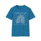Anatomy of the Lungs T-Shirt — Vintage Medical Diagram Tee