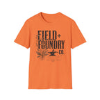 Field + Foundry T-Shirt — Vintage Botanical Logo Tee