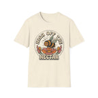 T‑Shirt "High Off The Nectar" Bee Graphic Tee, Floral Vintage Vibe