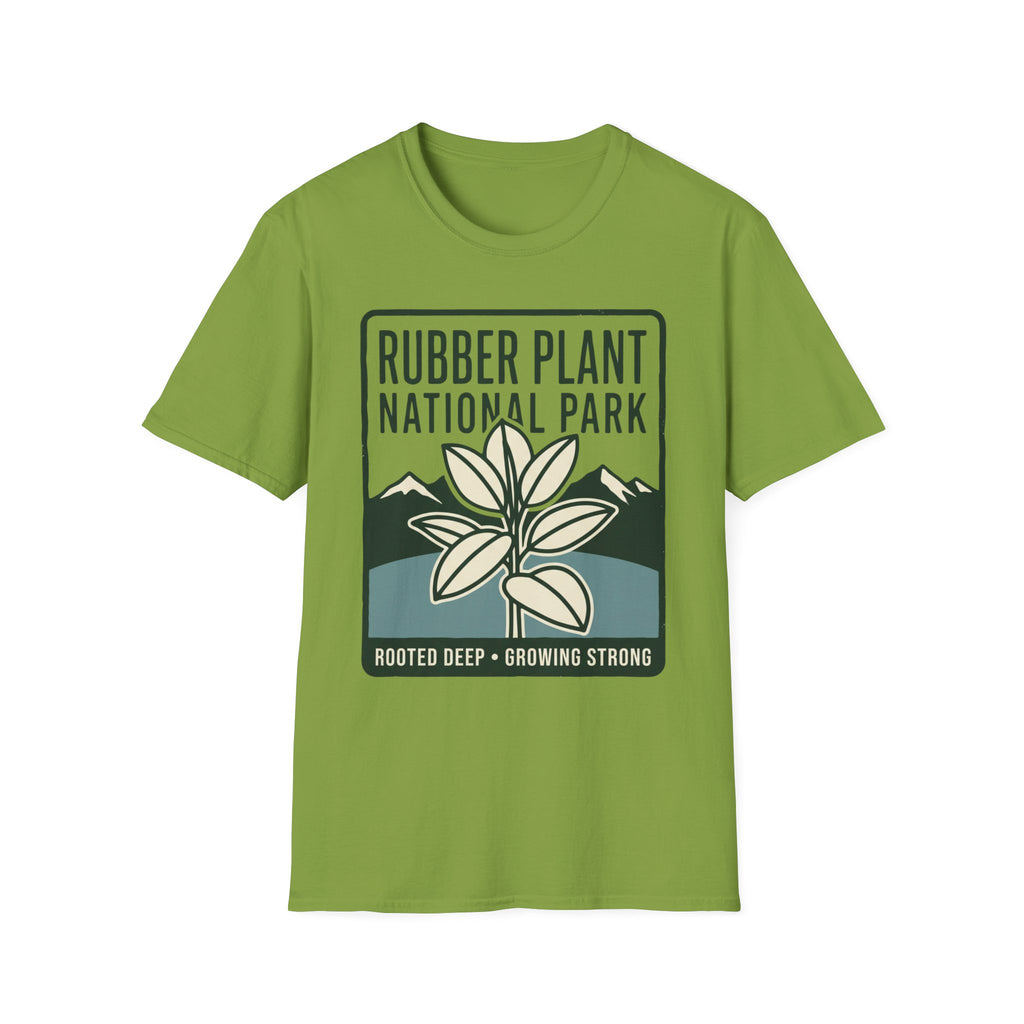 Rubber Plant National Park T-Shirt — Botanical Plant Lover Graphic Tee