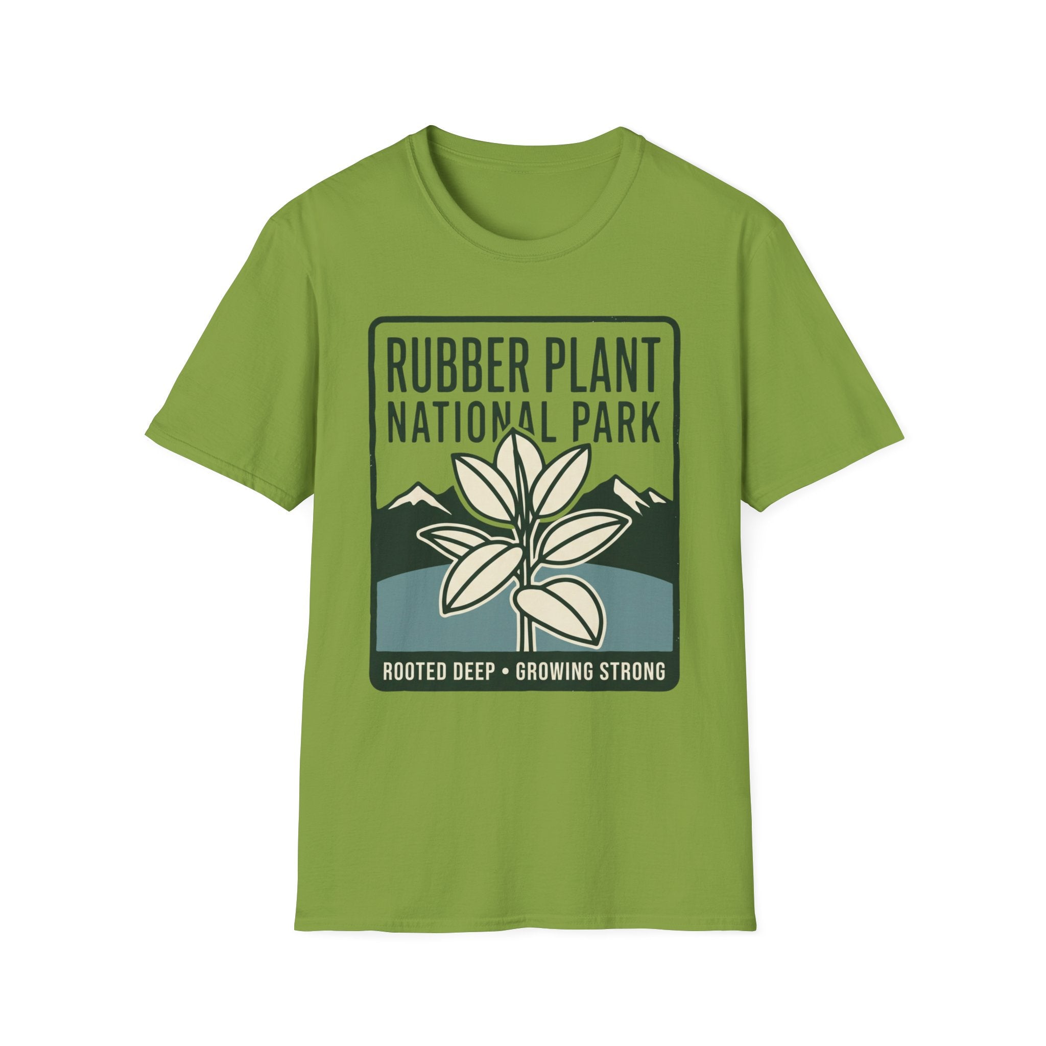 Rubber Plant National Park T-Shirt — Botanical Plant Lover Graphic Tee