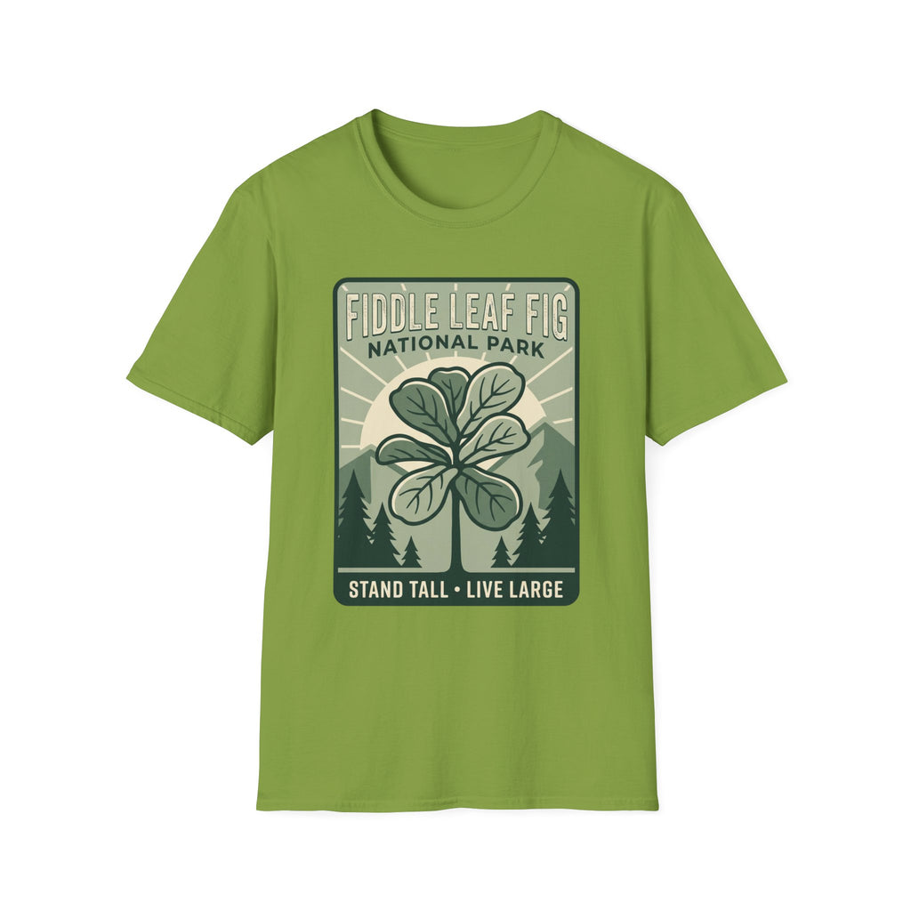 Fiddle Leaf Fig National Park T‑Shirt — Plant Lover Vintage Poster Tee