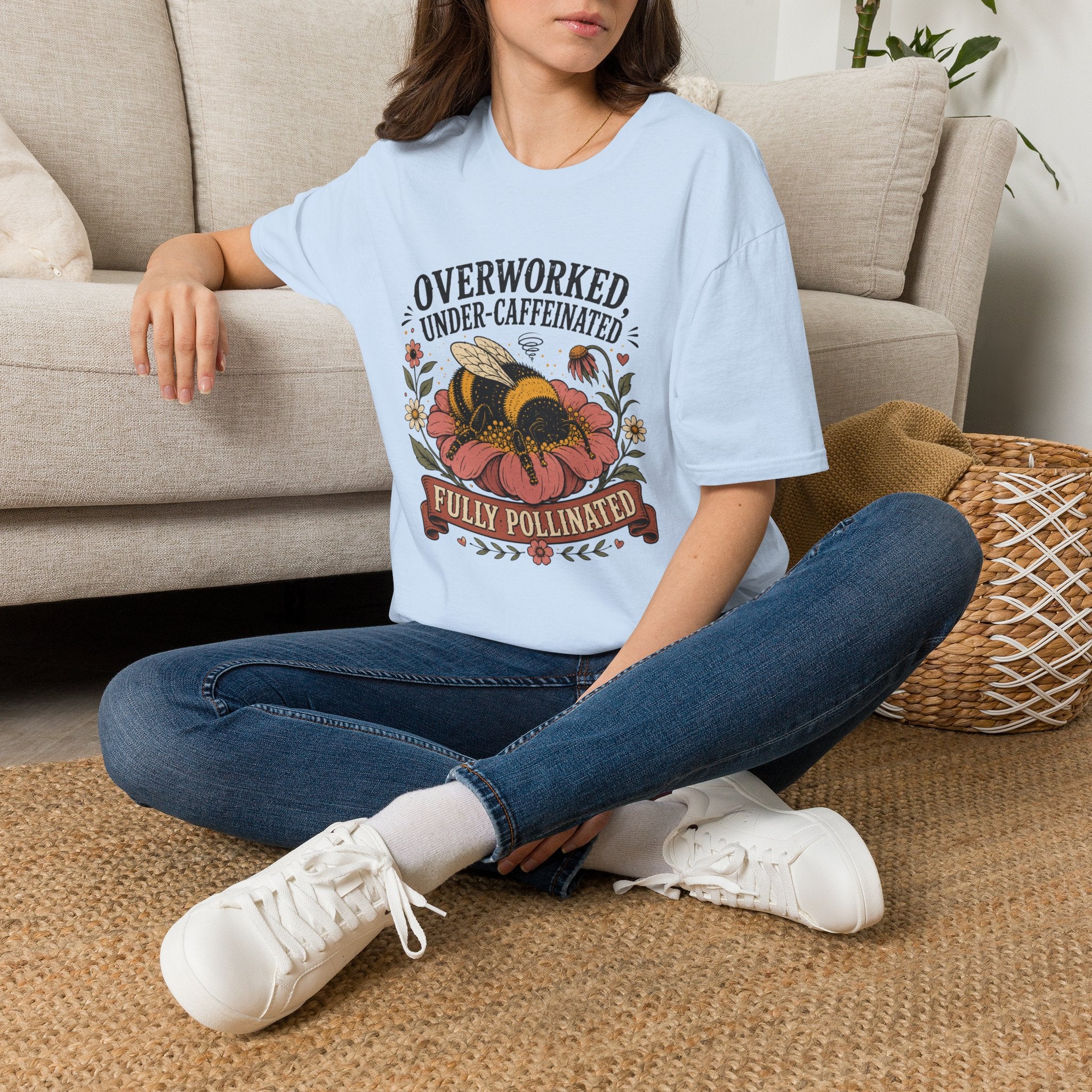 Under Caffeindated Fully Pollinated T-Shirt