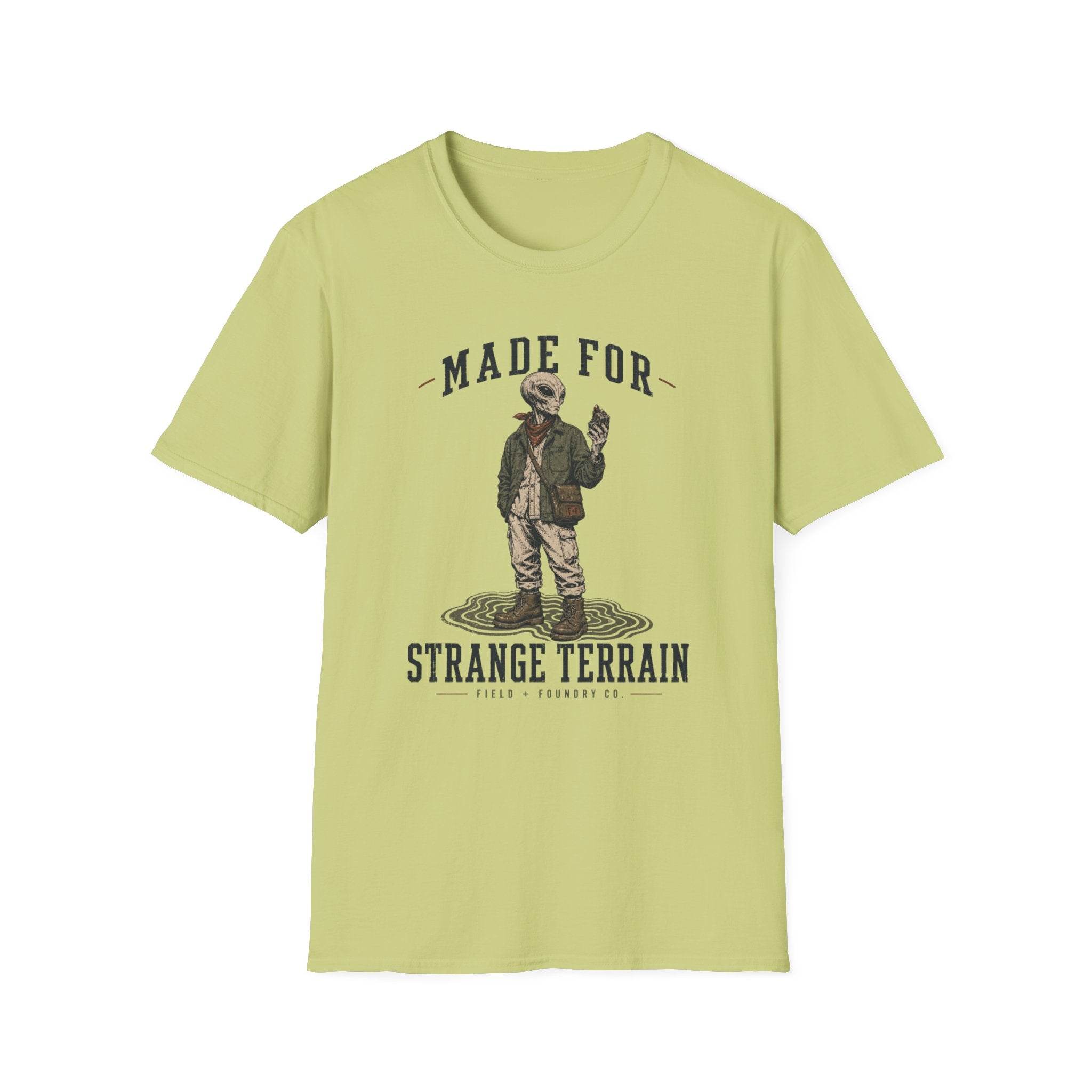 Made For Strange Terrain T-Shirt — Vintage Explorer Graphic Tee