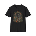 Mystic Forest Night T-Shirt — Moon, Stars & Fox Graphic Tee