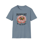 T-Shirt — "Passed Out in the Petals" Bee Floral Graphic Tee