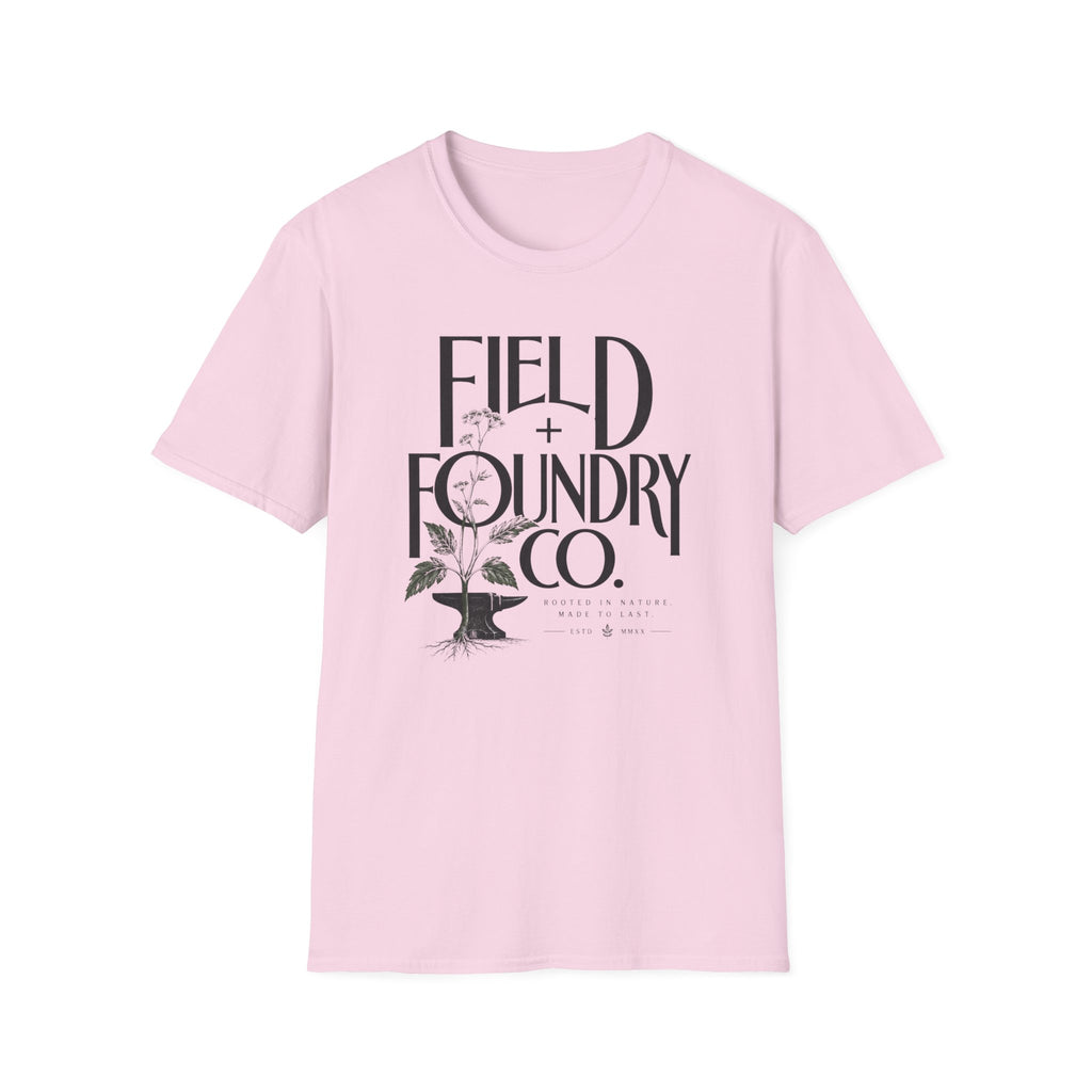 Field + Foundry Co. Logo T-Shirt — Vintage Botanical Graphic Tee