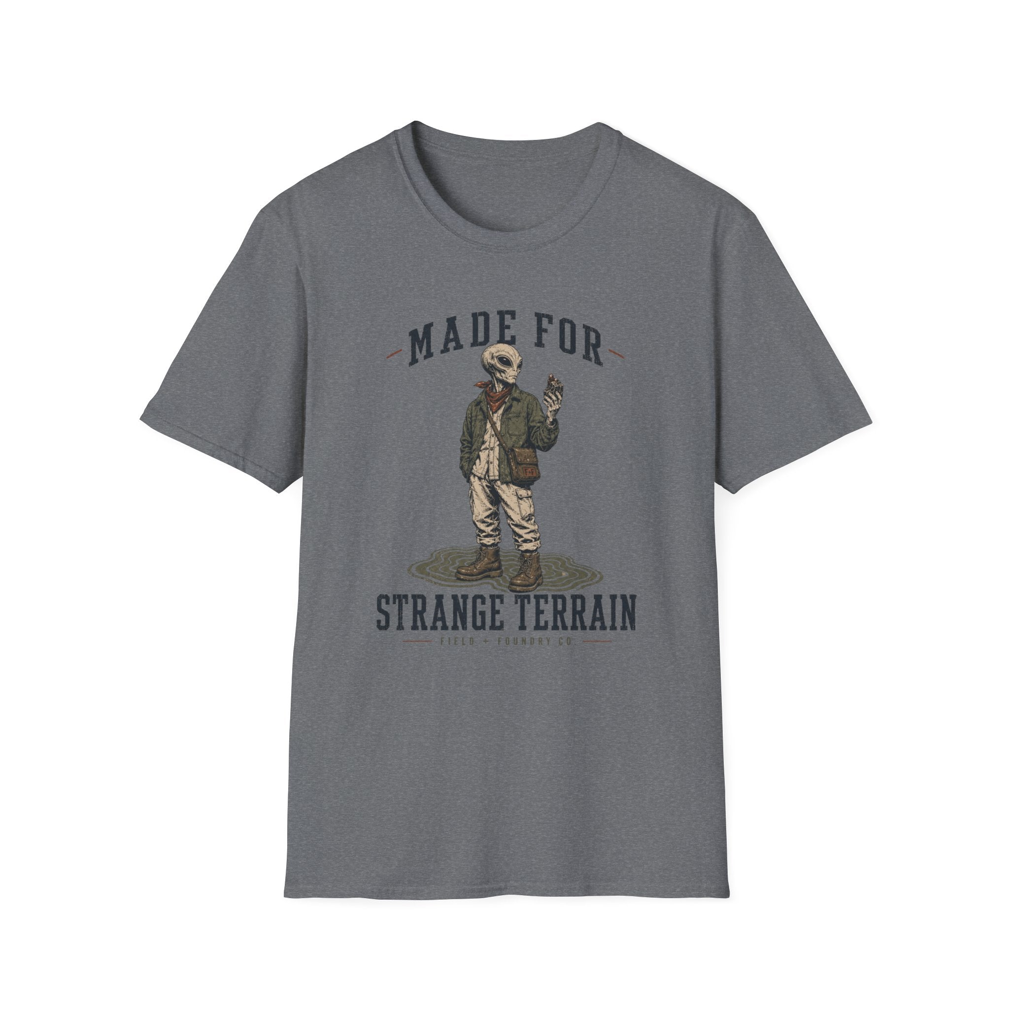 Made For Strange Terrain T-Shirt — Vintage Explorer Graphic Tee