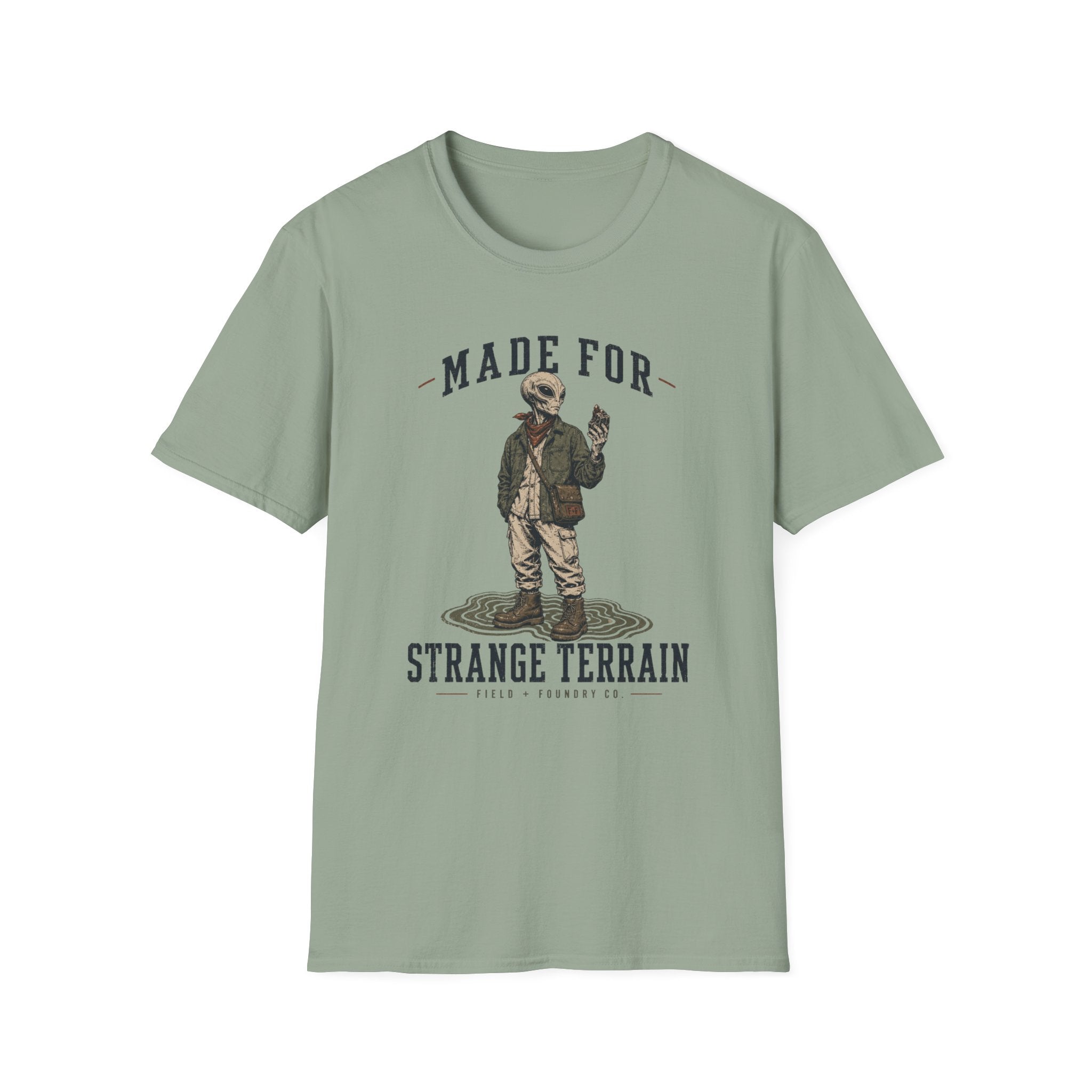 Made For Strange Terrain T-Shirt — Vintage Explorer Graphic Tee