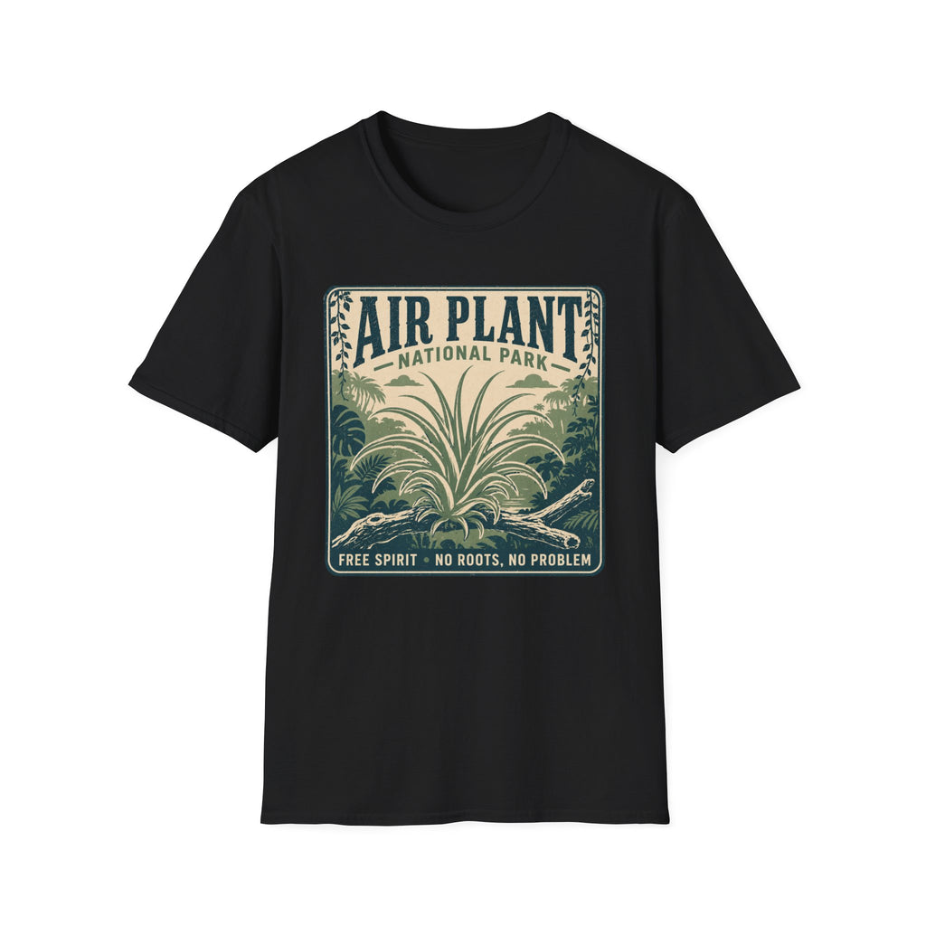 Air Plant T‑Shirt 'Air Plant National Park' Vintage Botanical Tee