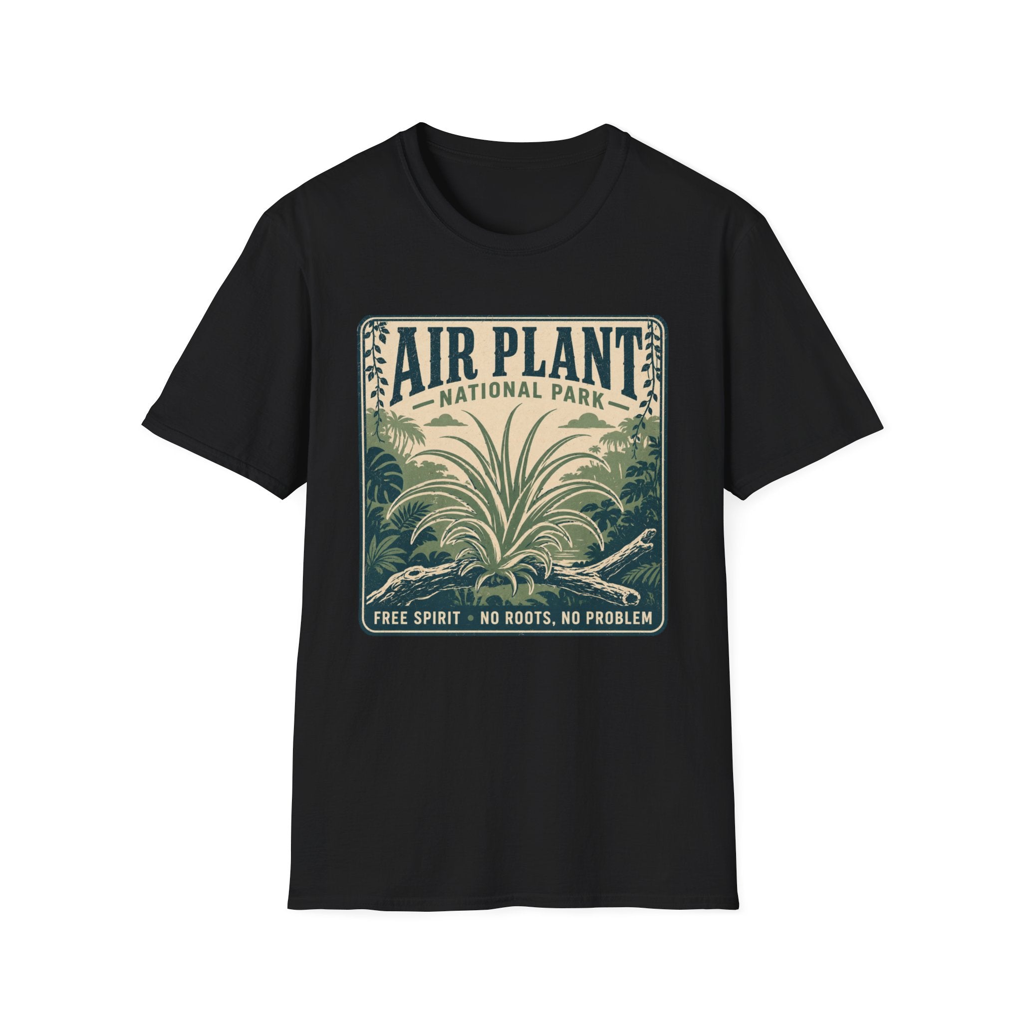 Air Plant T‑Shirt 'Air Plant National Park' Vintage Botanical Tee