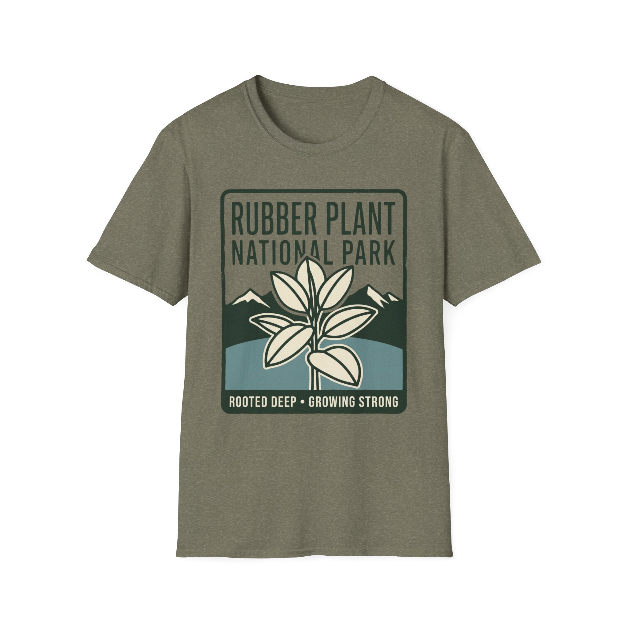 Rubber Plant National Park T-Shirt — Botanical Plant Lover Graphic Tee