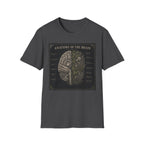 Anatomy of the Brain T-Shirt Vintage Science Diagram Tee