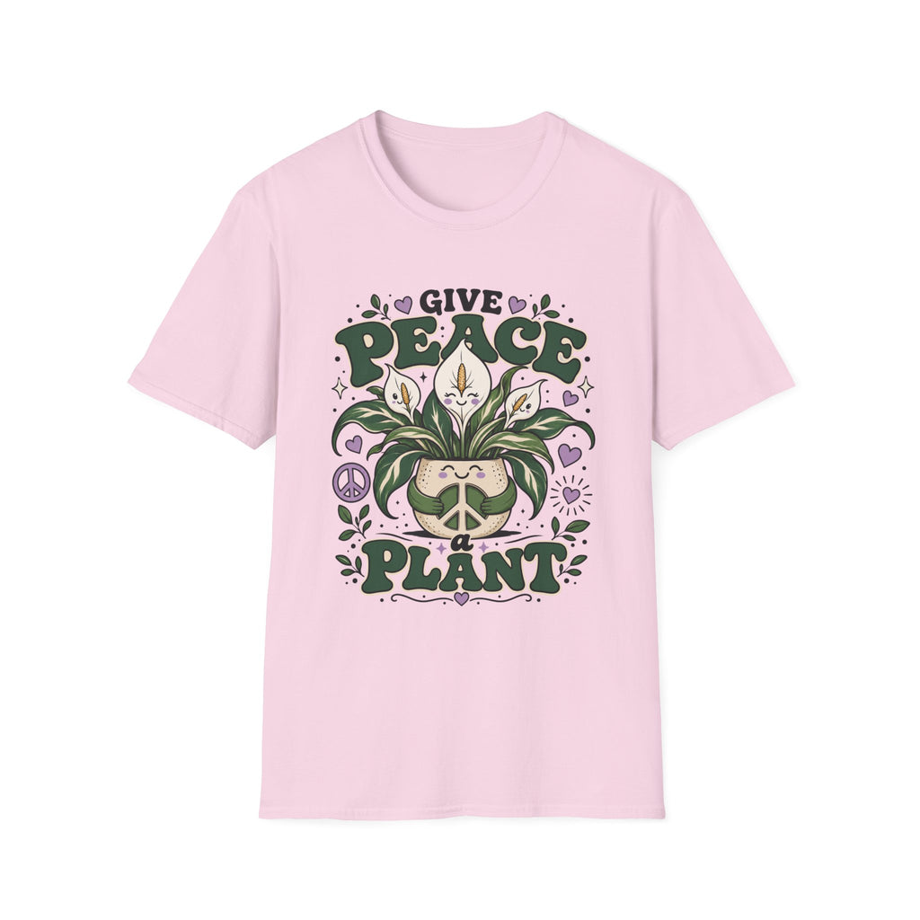Give Peace a Plant Graphic T-Shirt