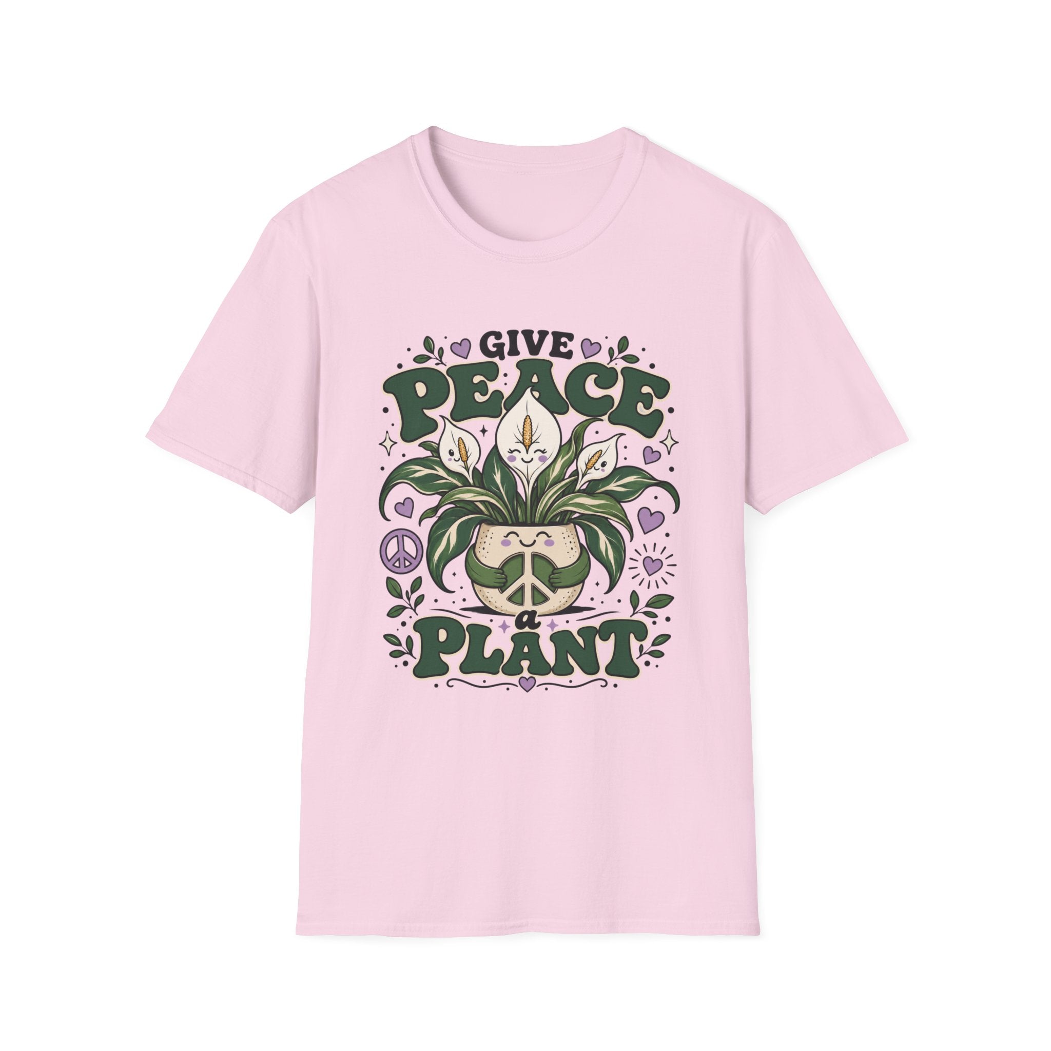 Give Peace a Plant Graphic T-Shirt