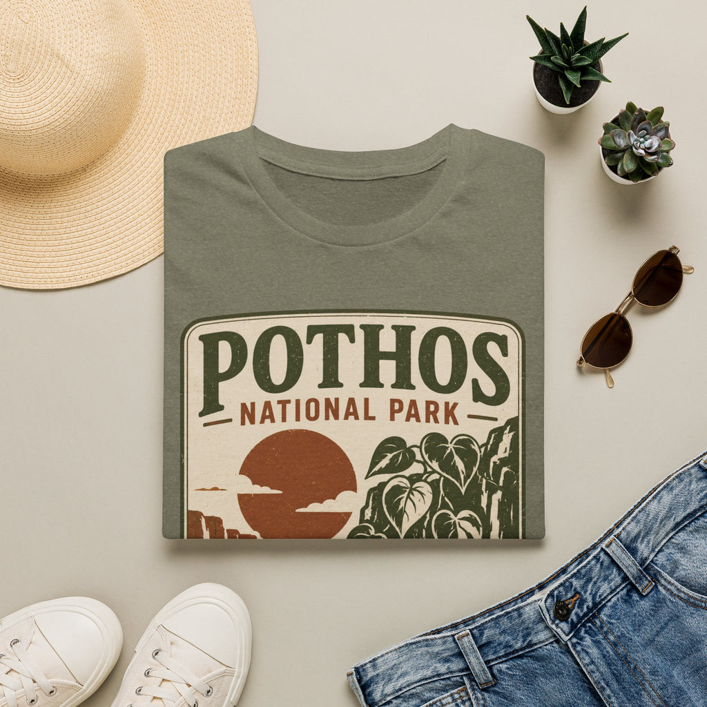 Pothos National Park T-Shirt — Vintage Plant Lover Tee