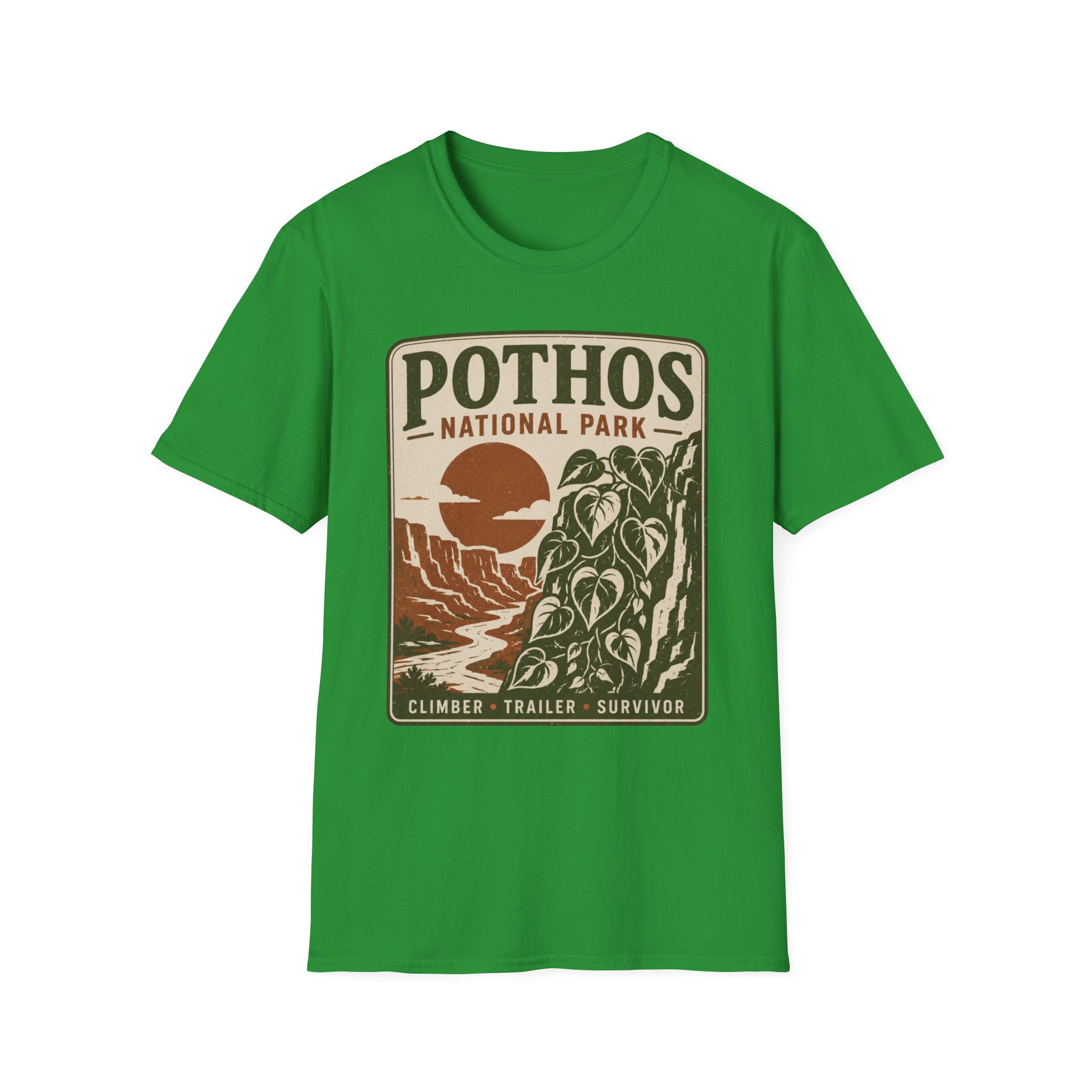 Pothos National Park T-Shirt — Vintage Plant Lover Tee