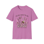 The Wild Knows The Way Tee — Floral Bee Nature Graphic T-Shirt