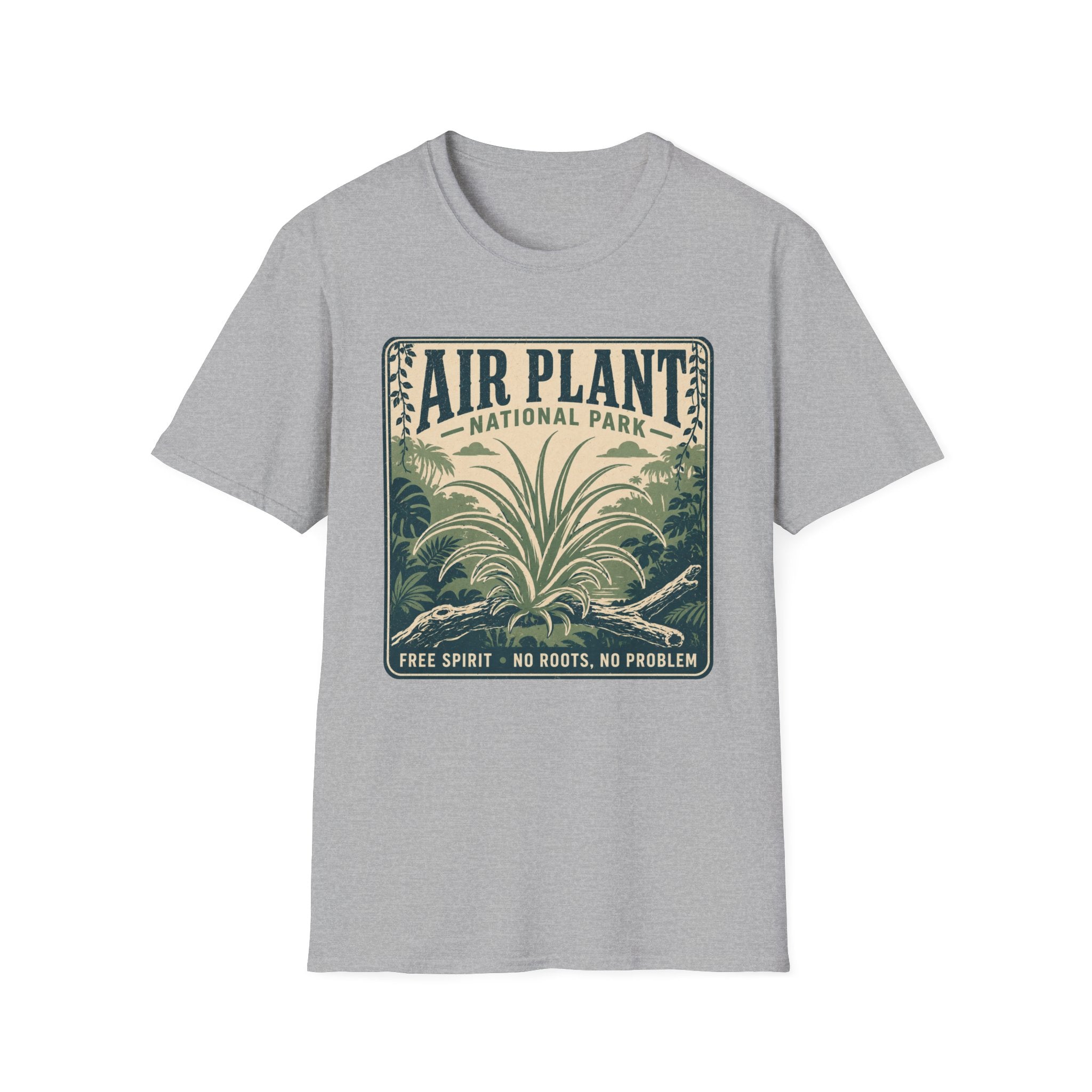 Air Plant T‑Shirt 'Air Plant National Park' Vintage Botanical Tee