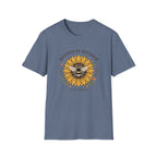Sunflower Bee T-Shirt — "Rooted in Wonder" Botanical Graphic Tee