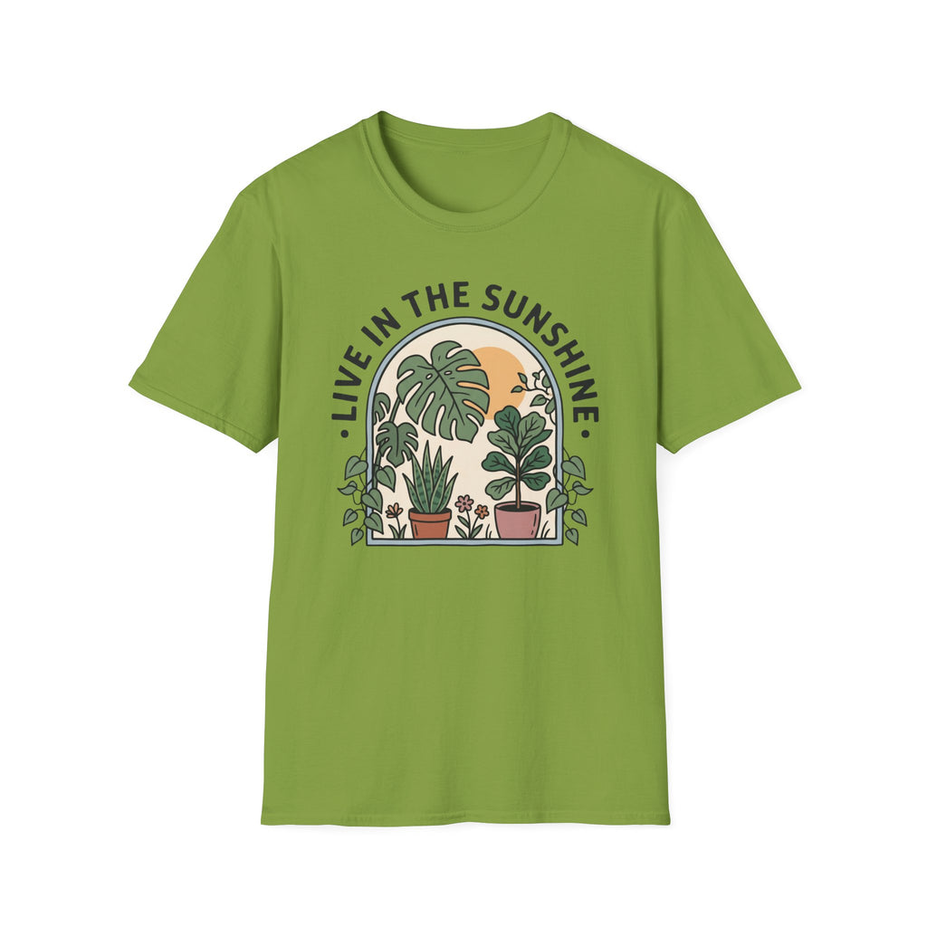 Live in the Sunshine Plant Lover T-Shirt