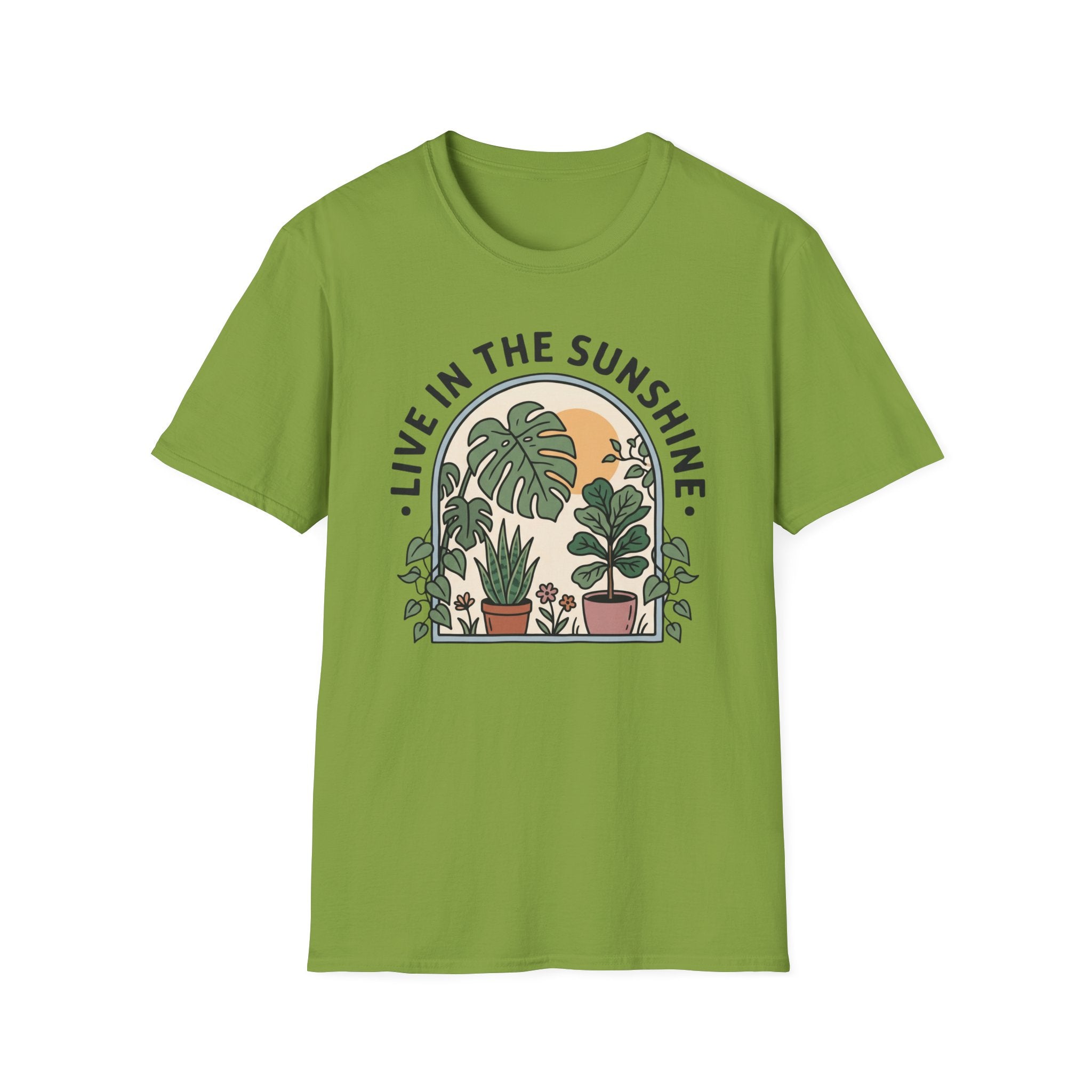 Live in the Sunshine Plant Lover T-Shirt