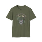 Cosmic Plant Parent T-Shirt Whimsical Alien & Botanical Graphic