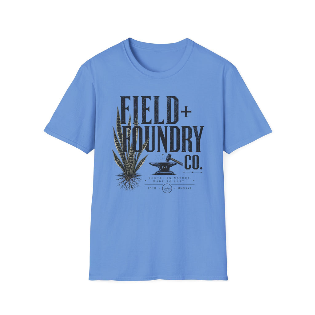 Field + Foundry Co. Graphic T-Shirt Vintage Botanical Logo Tee