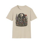 Alien Garden Moon Tee — Floral Extraterrestrial Graphic T-Shirt