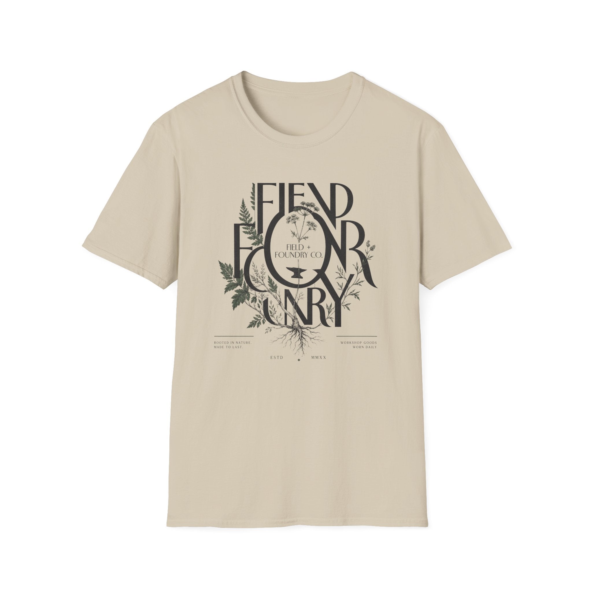 Field & Foundry Co. Botanical Logo T-Shirt