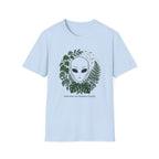 Alien Plant Lover T-Shirt  “Visiting Strange Places” Botanical UFO Tee
