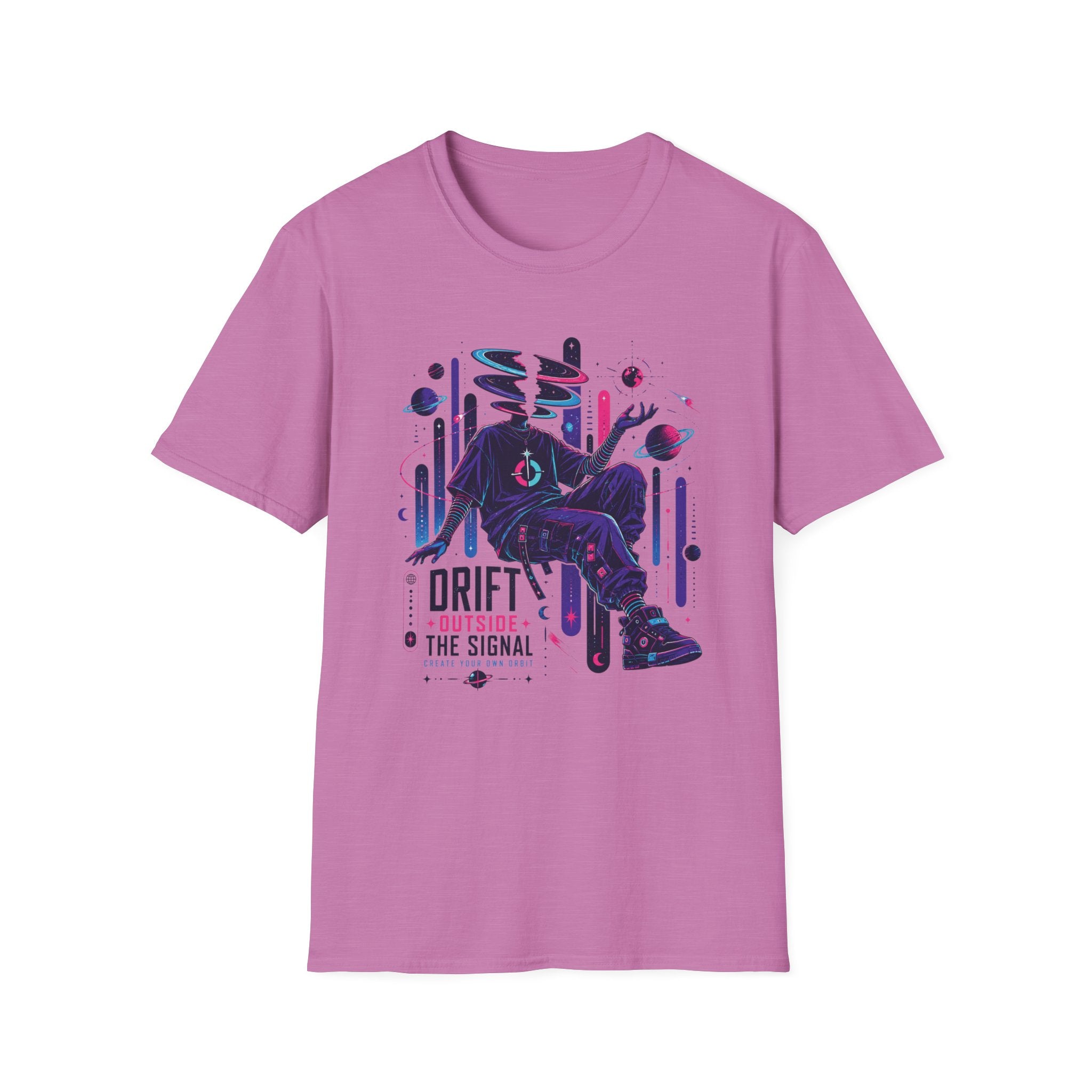 Surreal Space Drifter T-Shirt  "Drift Outside the Signal" Graphic Tee