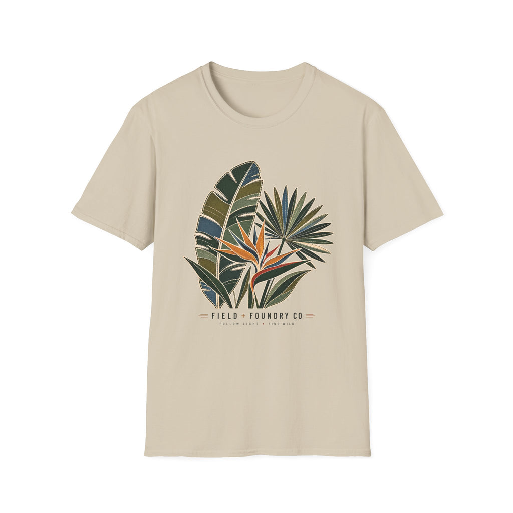 T-Shirt Tropical Palm Leaf Botanical Graphic Tee