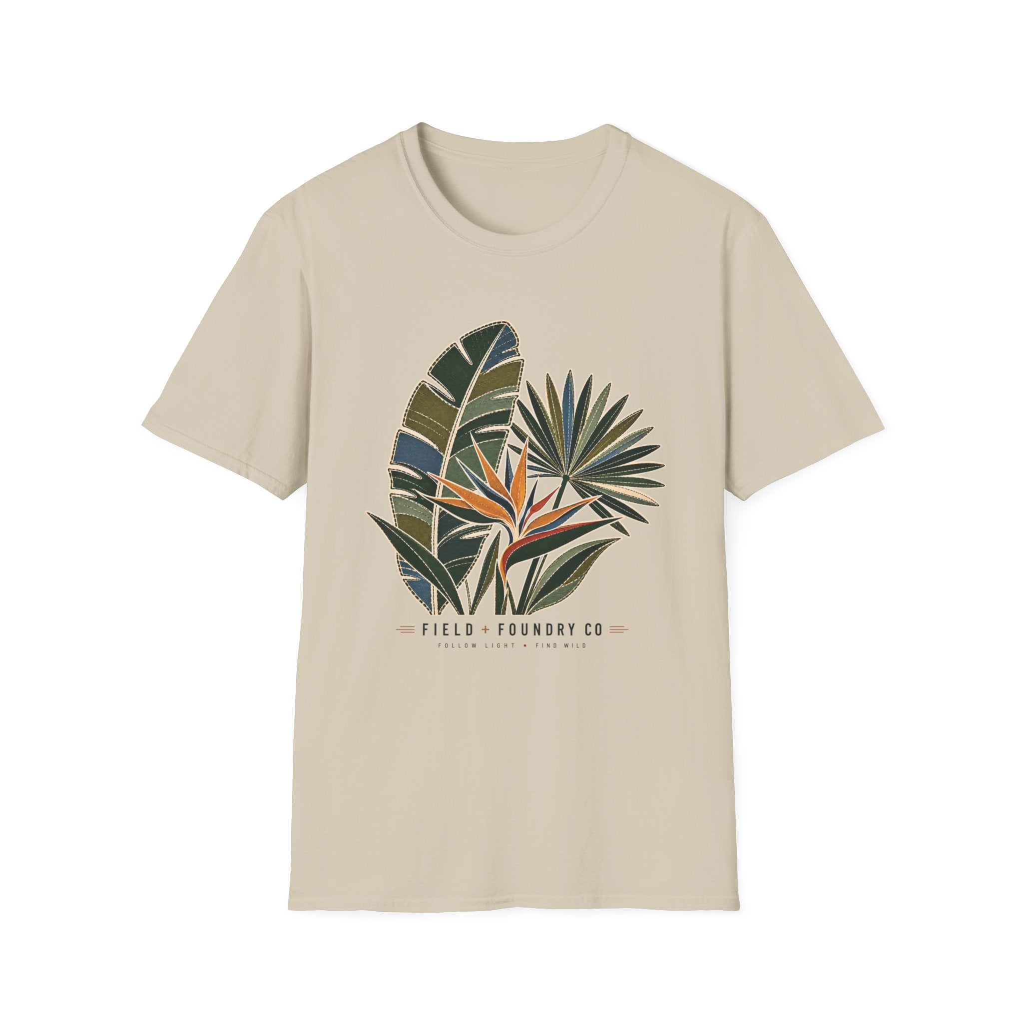 T-Shirt Tropical Palm Leaf Botanical Graphic Tee