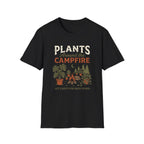 Plants Around the Campfire T-Shirt — Retro Camping Plant Lover Tee