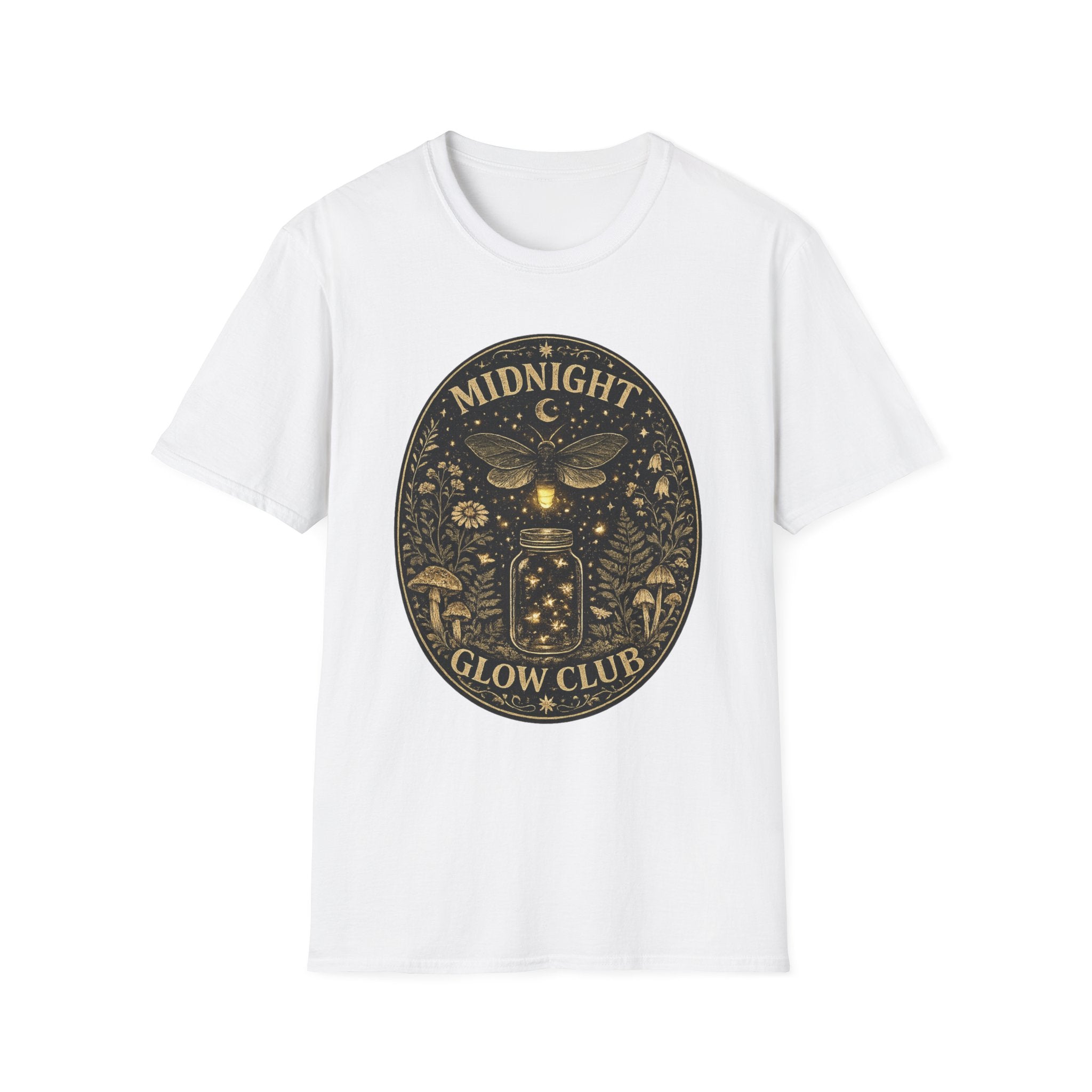 Midnight Glow Club T-Shirt — Moth & Moon Vintage Graphic Tee