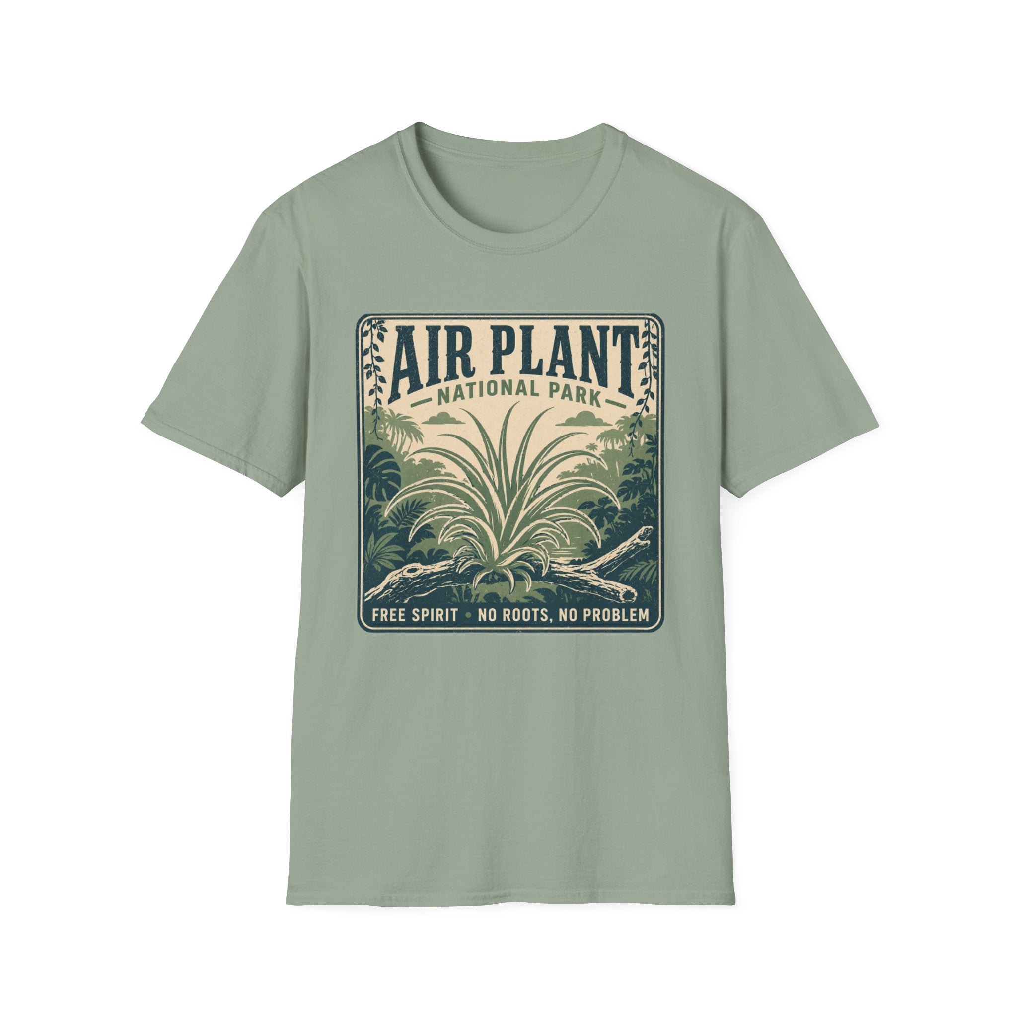 Air Plant T‑Shirt 'Air Plant National Park' Vintage Botanical Tee