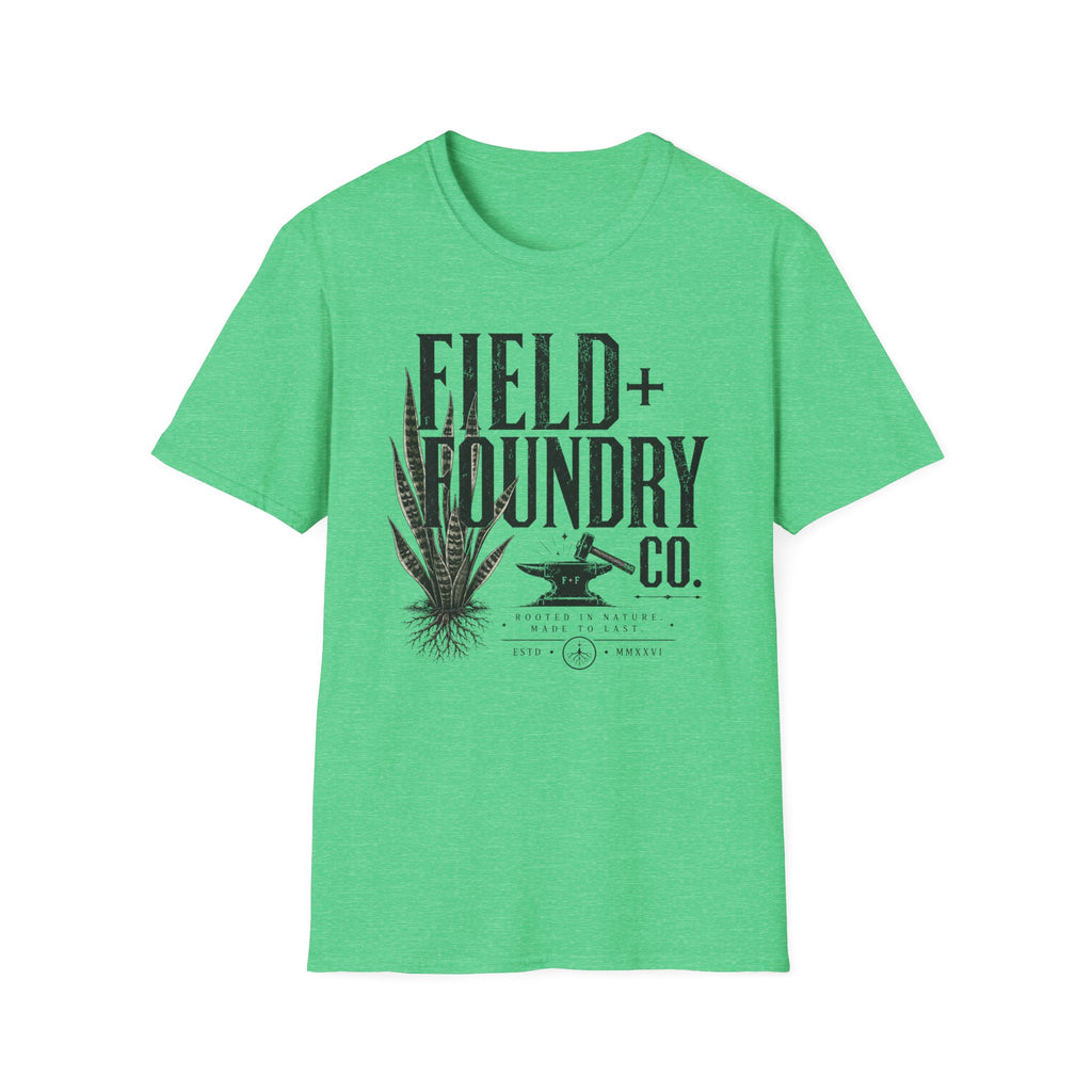 Field + Foundry Co. Graphic T-Shirt Vintage Botanical Logo Tee